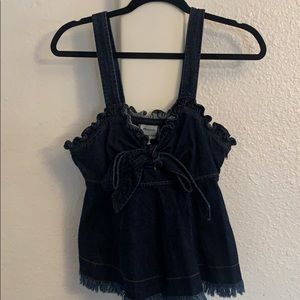 Madewell+ Karen Walker tie front top